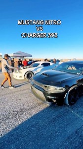 Mustang nitro VS charger 382 #nitrous #nitro #mustang #ford #dodge #charger #392hemi | Carreras Retos Juarez