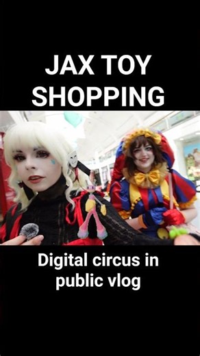 Jax TOY! 🎪 #cosplay #digitalcircus #amazingdigitalcircus #comiccon #pomni #gangle #tadc