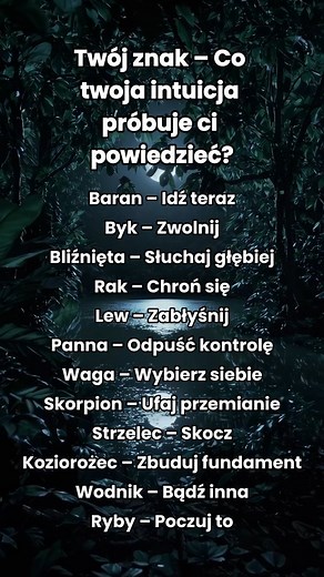 599 reactions · 23 shares | Twoja intuicja mówi do ciebie – ale ty...