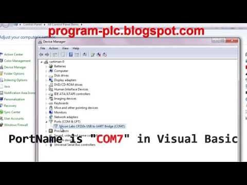 How to Serial Port Number Check in Windows 7