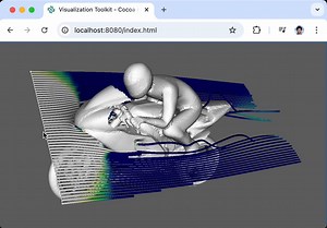 Trame leveraging VTK.wasm for local rendering and 3D widgets interactions