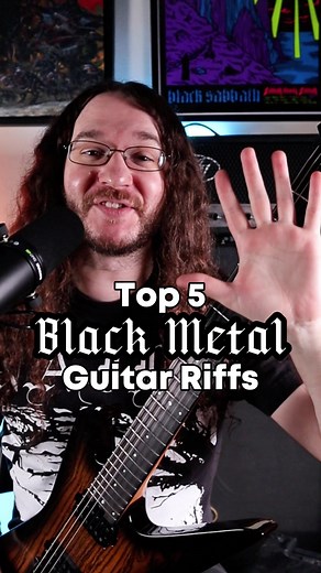 Learn 5 Iconic Black Metal Guitar Riffs