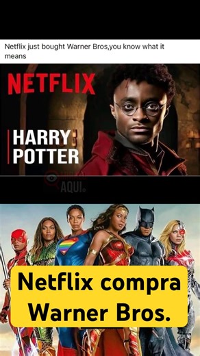 Netflix buys Warner Bros. and its entire catalog #Netflix #warnerbros #latinamerica