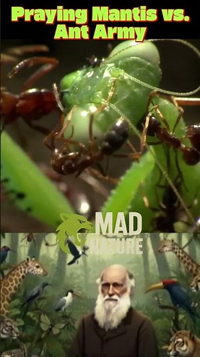 Praying Mantis vs Ant Swarm