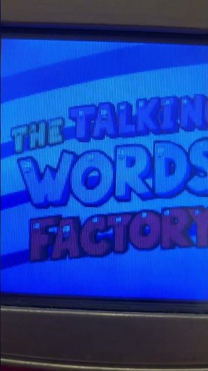 Talking words factory intro and menu leapster