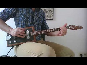 3-string Cigar Box Guitar - Roadhouse Blues