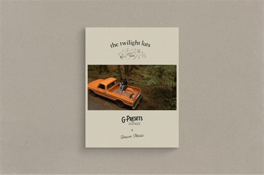 G-Presets - The Twilight LUTs《暮光之城》电影美学秋冬季深沉黄昏薄雾风景旅拍LUT调色预设包（11066）