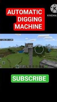 HOW TO BUILD AN AUTOMATIC DIGGING MACHINE IN MINECRAFT #subscribe #like #op #proboizfan
