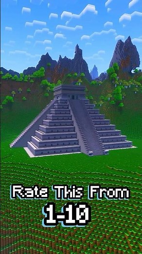 Build Chichen Itza 🛕 #minecraft #minecraftbuilding #mexico