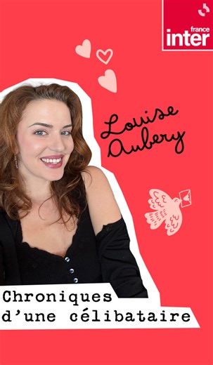 LES CHRONIQUES D’UNE CÉLIBATAIRE 💘 Très heureuse de vous présenter ma nouvelle émission avec @franceinter ! Sommes-nous entrés dans une ère de consommation de l’amour ? Qu’est-ce qui façonne nos désirs ? Comment savoir qu’on a trouvé “la” bonne personne ? Existe-t-elle vraiment ? Le célibat est-il une nouvelle forme de liberté ? Ma passion c’est de me poser des questions auxquelles je n’ai pas les réponses, donc c’est ce que je vous propose de faire, chaque jeudi sur France Inter ❤️ Dispo chaqu