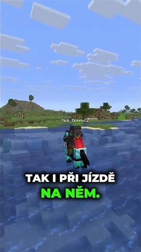 Nejlepší Enchant Pod Vodou? #cz #minecraft #shorts