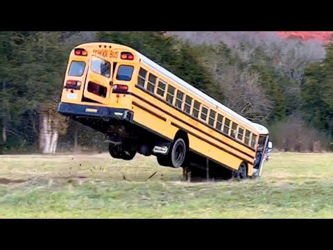Monster Bus Madness – Off-Roading a Kid Hauler!