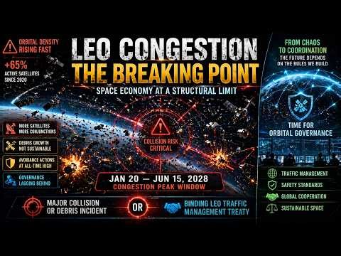 Triune Harmonic Dynamics (THD) — Space Economy & Low-Earth Orbit Congestion Forecast (2028–2030)