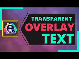 How to overlay text and creating transparent text on a video in VideoProc