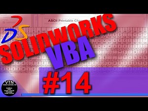 SOLIDWORKS VBA 14 ( String Functions ) Tutorial