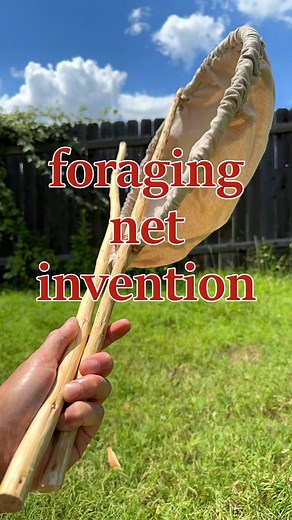 I invented an ideal foraging net. #foraging #howto #diy #wildedibles #crafts | Paleo Foraging