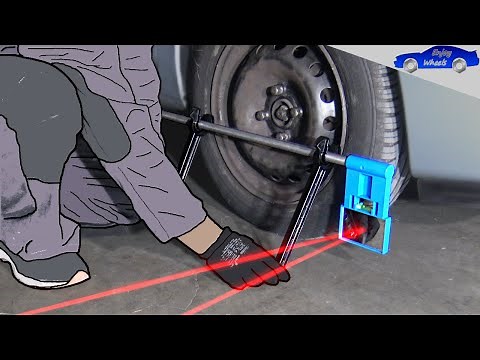 How to adjust TOE WHEEL ALIGNEMENT by yourself by using a laser tool ?