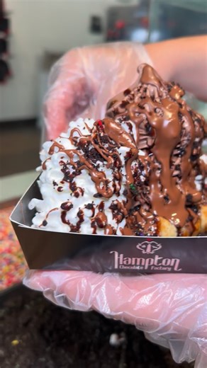 This is your sign to order the waffle sundae! 😌 You can’t beat a warm waffle paired with Tampa’s creamiest soft serve and decadent toppings. 🍫 Tag someone you’re sharing one of our waffles with! #wafflewednesday #wafflelover #tampadesserts #dessertlover #chocolatelover | Hampton Chocolate Factory