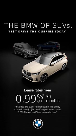 Lease rates from 0.99%* APR for 30 months, plus receive credits up to $1,500± on new in-stock 2025 BMW X3 30 xDrive models. | Performance BMW | Facebook