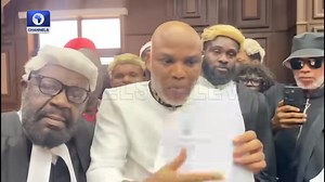 2.5K views · 29 reactions | Nnamdi Kanu got angry in court today, says the prosecution and court do not know the law | News In Naija | Facebook