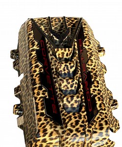 2020-2024 C8 Corvette Engine Cover Cheetah Red Letters on Black - Etsy