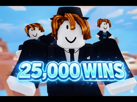 Hitting 25,000 Wins in Roblox BedWars!