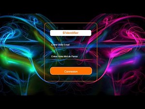 Responsive Formulaire de Connexion Animé Avec HTML CSS code source
