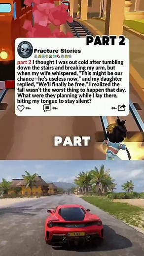 part 2 I thought I was out cold after tumbling down the stairs and breaking my arm, but when my wife whispered, “This might be our chance—he’s useless no #foryou #fyp #reels #viral #redditstorytime #redditposts #storytime #redditstories #reddit #askreddit #redditparanormal #nosleep #text #askreddit #redditreadings #paranormal #nosleep | Magenta We