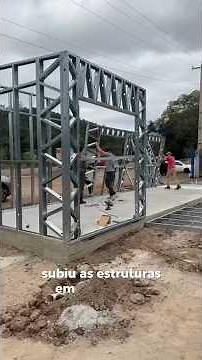 VEJA AGORA: Da Fundação ao Acabamento! Como Nasce uma obra em Steel Frame!