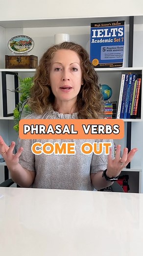 ‘To come out’ is a great phrasal verb to use in your IELTS Speaking test. Did you know it has more than one meaning? ‘To come out’ means 1️⃣ to leave a place or appear from it 2️⃣ to get revealed after being kept secret Do you know any other meanings? Put them in the comments ⬇️ #education #ieltspreparation #learnenglish #phrasalverbs | IELTS-Blog.com