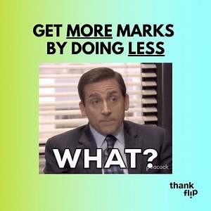 Yup, you read that right. MORE marks by doing LESS study. It’s not a typo, and it’s also not clickbait. In fact, we’ve proven it works. Here’s an example: Brendon did the GAMSAT twice: First time was a ‘trial’. And noT surprisingly, he got a 💩 score. Second time, he took it seriously, read up about the exam, got textbooks, practice papers, even hired a tutor. He put in more study hours than ever before, all while working a job, and his score… Increased by only 1 mark. One ☝️ He was (understanda