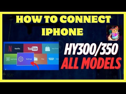 How To Connect iPhone To Magcubic HY300 / HY320 Pro