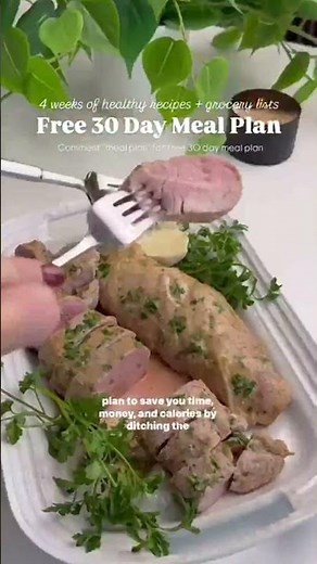 30 days of healthy recipes including four weeks of dinners and weekly grocery lists to make it