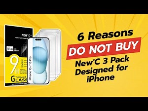 DON'T BUY NEW'C 3 Pack Screen Protectors BEFORE WATCHING THIS VIDEO! (6 Reasons)