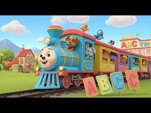 The Alphabet Train to ABC Town | Fun Learning Nursery Rhyme for Kids | Toddler & Preschool Songs