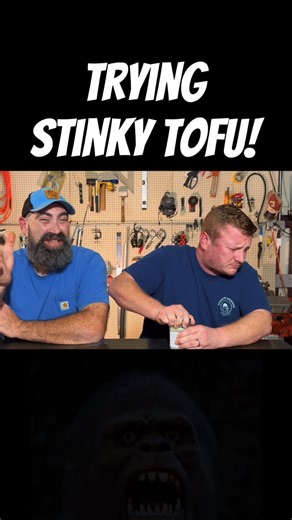 Porchcast850 on Instagram: "Trying Stinky Tofu! #funny #reels #fyp #stinkytofu #food #follow #laugh"