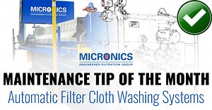 Maintenance Tip: Automatic Filter Press Cloth Washing Systems