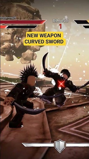 NEW Curved ⚔️Sword is INSANE Dueling Grounds Update #roblox #shorts #duelinggrounds