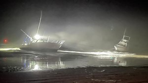 Two fishing boats run aground on the Outer Banks