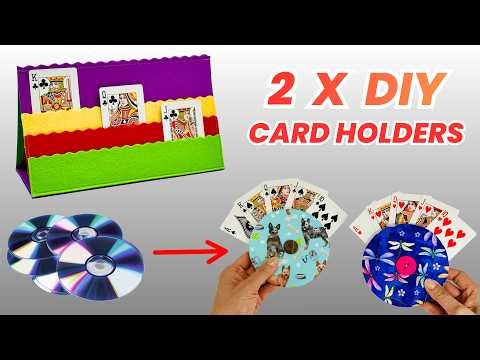2 x DIY Playing Card Holders | Helping Hand Playing Card Stand