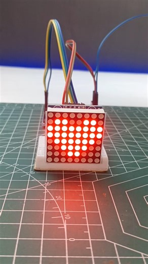 8×8 LED matrix 🚦#shorts #viral #arduinoproject #electrical #iot #arduino #diy #robotics