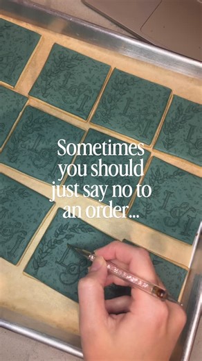 Sift on Instagram: "I may not have “no” in my vocabulary for my favorite customers, but I have learned the importance of protecting my time (and sanity) by saying no - even if it kills the people pleaser in me. Since I started using Sift to send out an automated “no” email to customers whose orders I can’t take, turning down orders has become so much more painless! The fact that I can send them the email with the tap of a button I don’t even have time to feel bad about it. If you need help learn