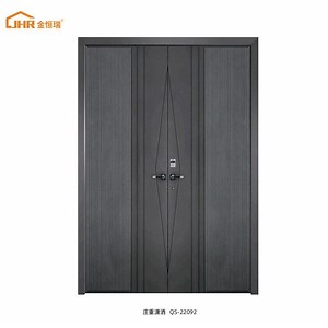 [Hot Item] Anti-Theft Security Front Doors Design Exterior Steel Door Double Opening Entrance Doors