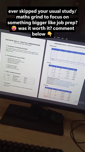myselfAditya on Instagram: "day 68: shave glow-up + job portfolio ready + workout back 💀 fresh shave + built data entry portfolio (google docs/spreadsheet demos: formulas, data cleaning, formatting/tables) now ready to apply in less than 10km office hubs workout restarted after 2 weeks break (no soreness yay) skipped maths today for job prep priority hope your day had some wins too, see you tomorrow take care bye :3 #lazyboy #diplomaboy #studentlifeindia #tier3life #halfskilled #excuses #indian