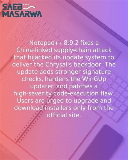 Notepad++ patches hijacked update system exploited to distribute targeted malware