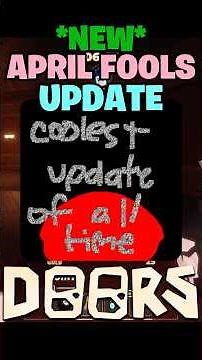 *NEW* Roblox DOORS April Fools Mode Update has been REVEALED!
