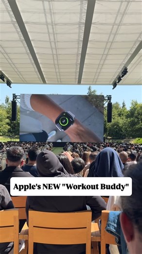 Karl Conrad | Apple introduces a new "Workout Buddy" that gives you stats and encouragements during your workout. ‍♂️ #workoutbuddy #watchOS26... | Instagram