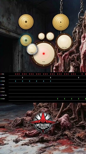 Metalcore Drum Track - 170 BPM