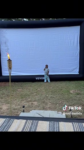 Want this giant screen in your backyard? Tap the link (or swipe up) to grab the 24 ft VEVOR screen. Turn your next night into an outdoor cinema experience!
