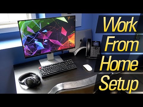 Simple (and Cheap) Work From Home Setup!